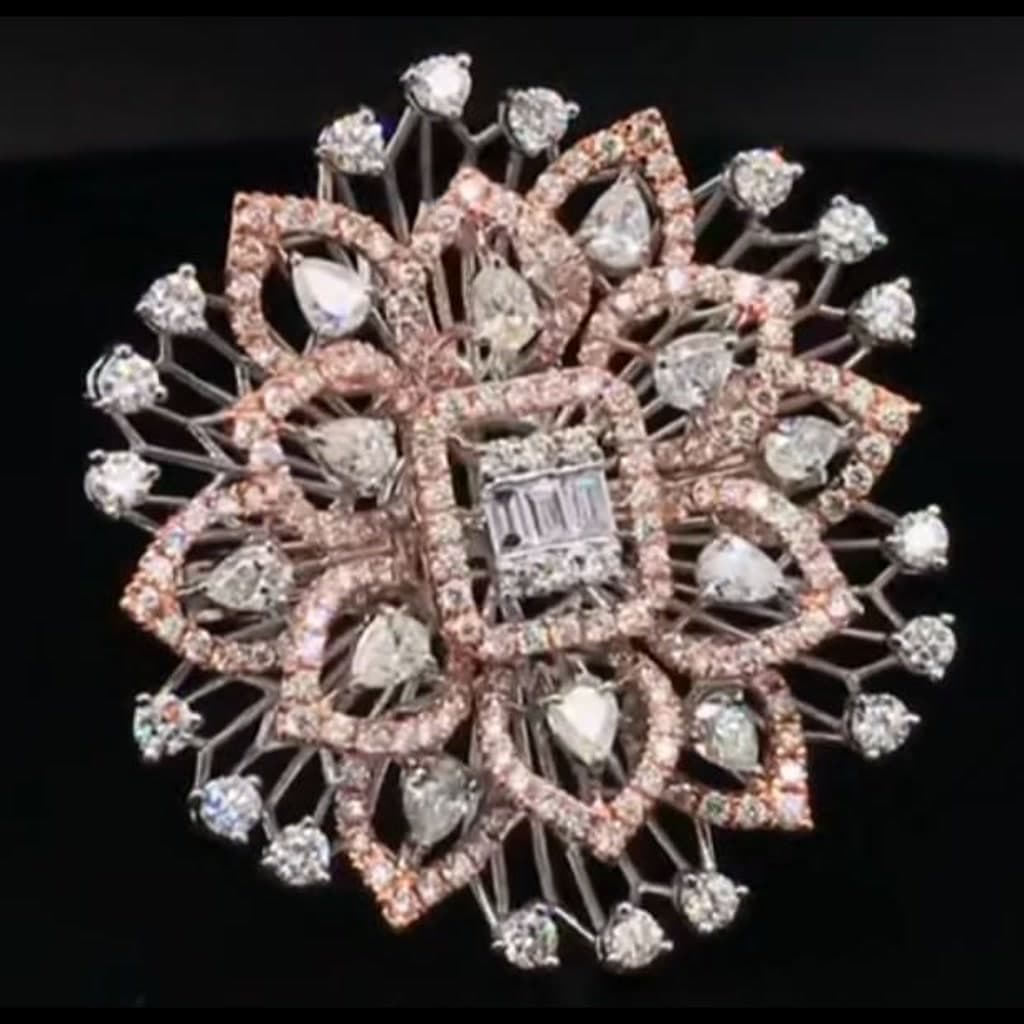 Rosette Bloom Ring — Diamantte Pune