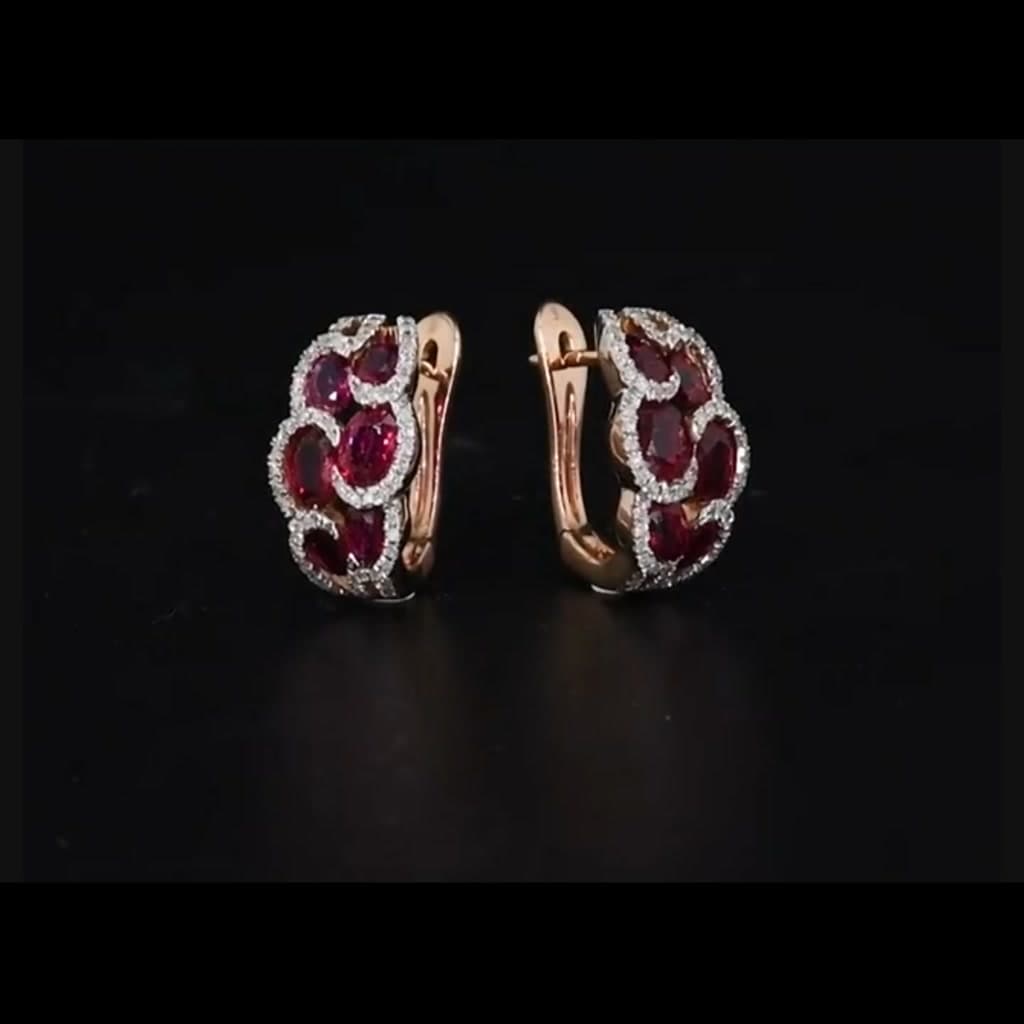 Ruby Vine Huggies — Diamantte Pune