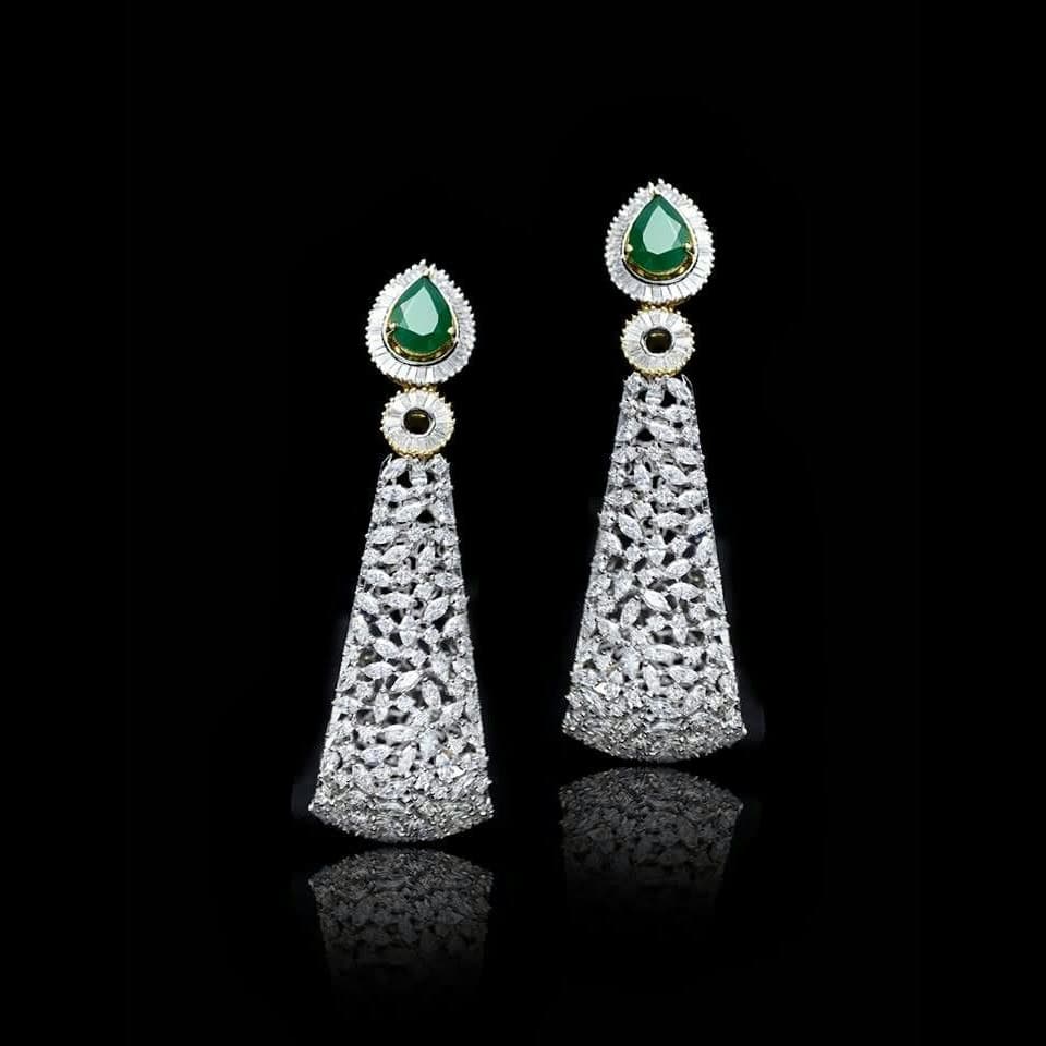 Emerald Crest Drops — Diamantte Pune