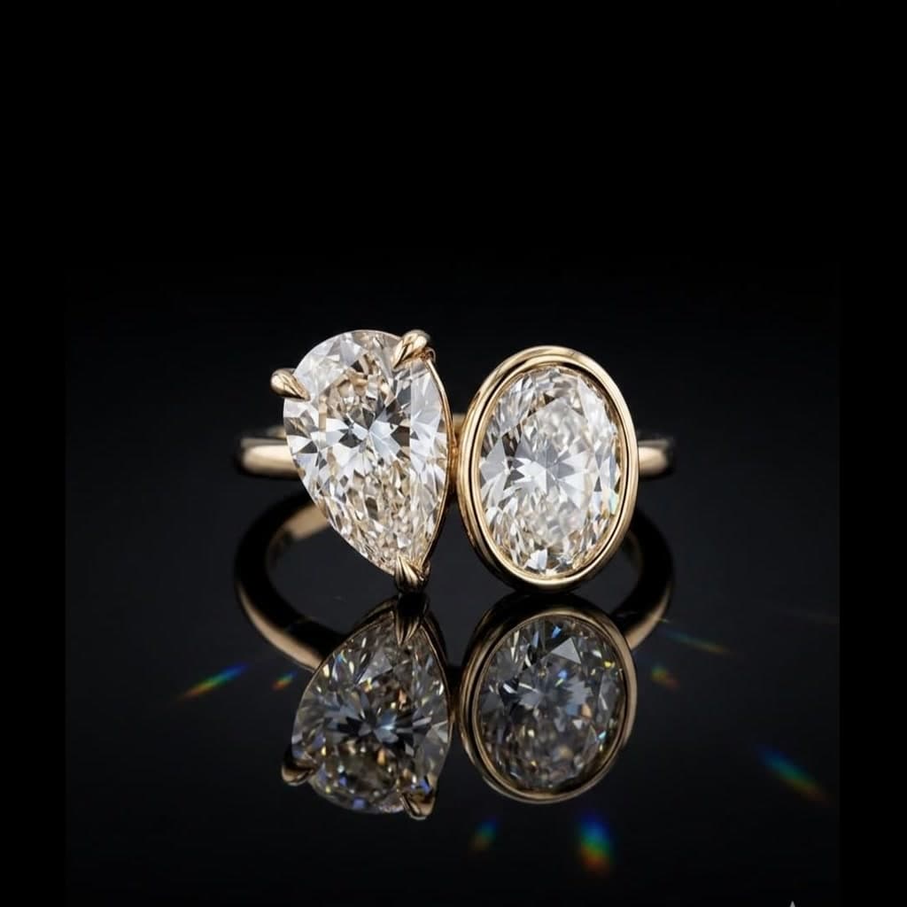 Toi-et-Moi Diamond Ring — Diamantte