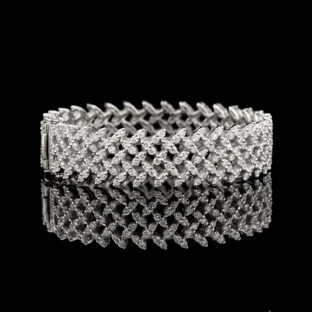 Diamond Lattice Bracelet — Diamantte Pune