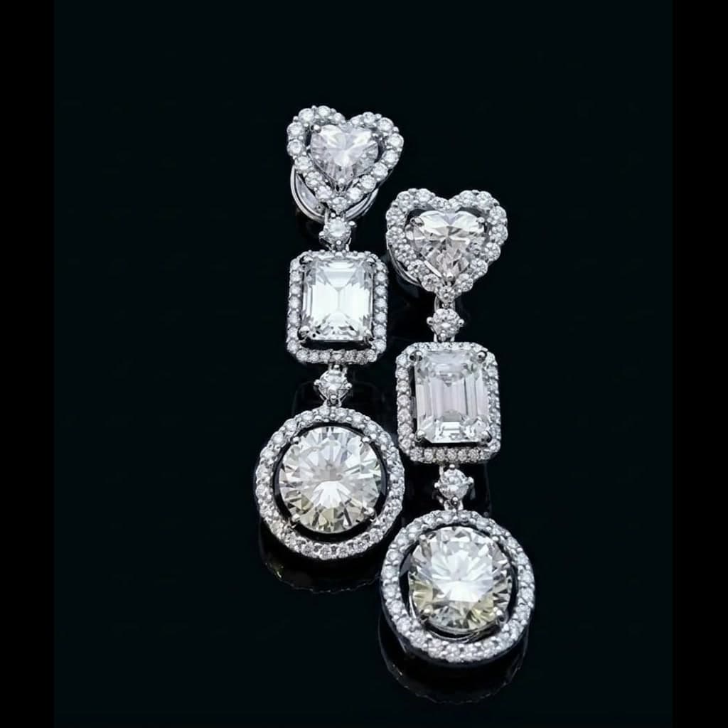 Three-Tier Diamond Drops — Diamantte Pune