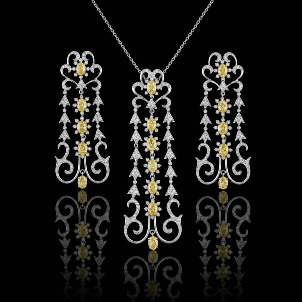 Canary Cascade Set — Diamantte