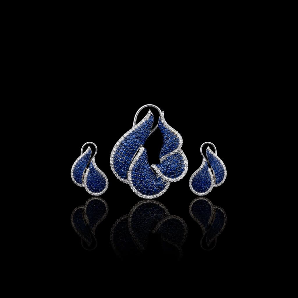 Sapphire Flame Set — Diamantte Pune